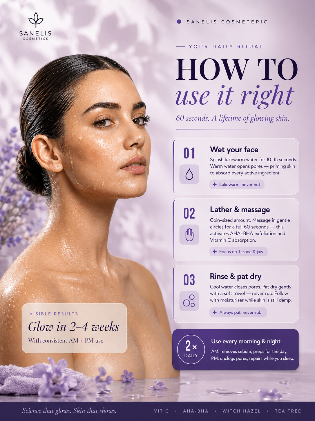 Clarabright Serum + Facewash