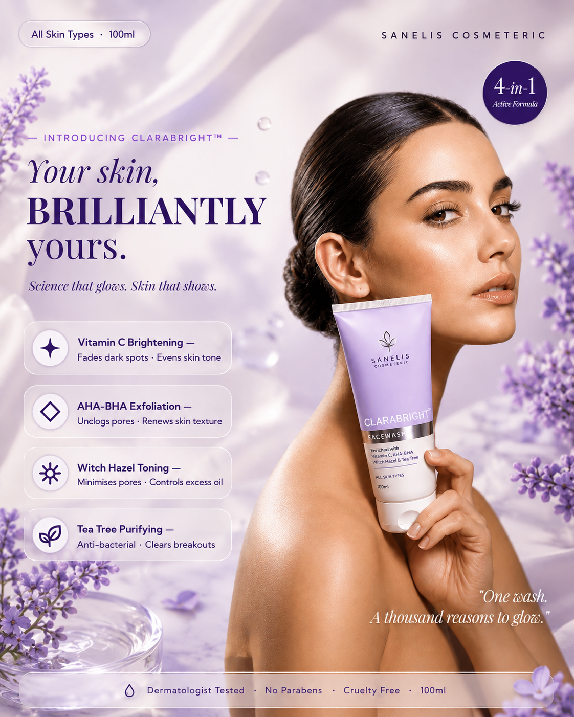 Clarabright Serum + Facewash